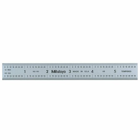 BEAUTYBLADE 6in. 4R Series Steel Rule - Silver - 6 inches BE3720723